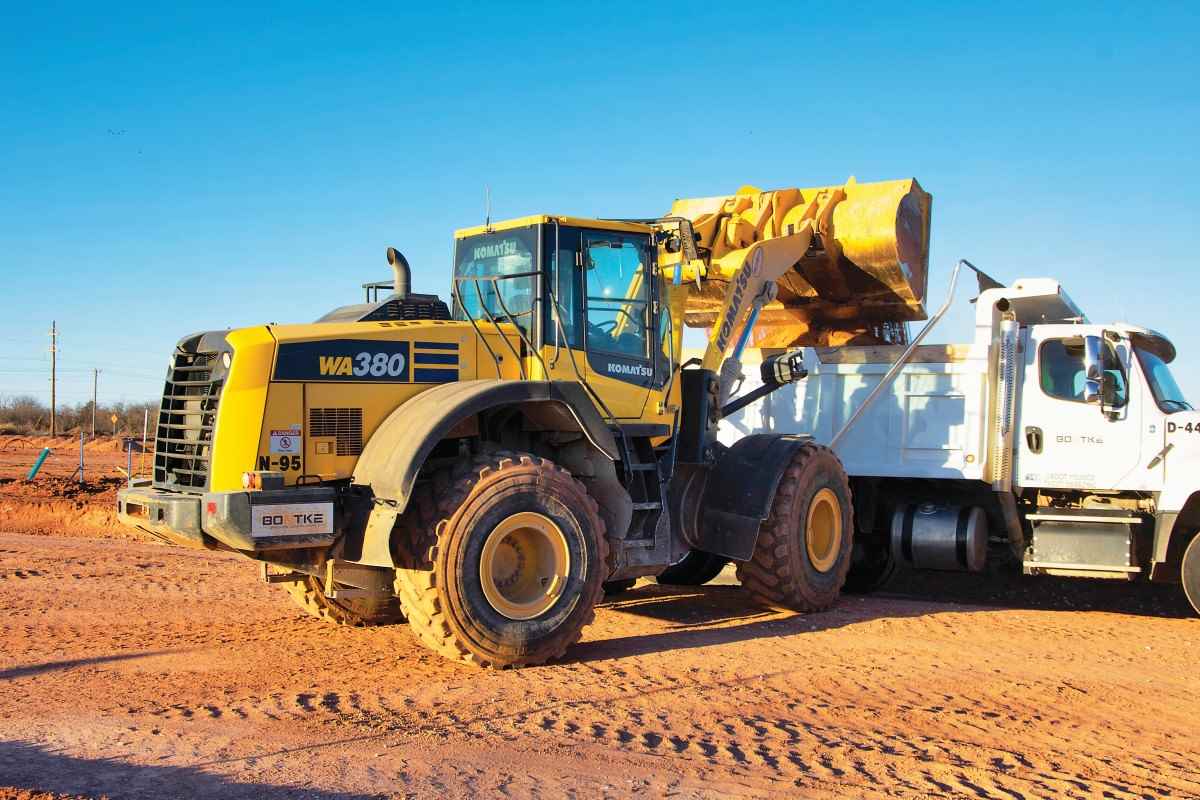 Komatsu and Wirtgen Equipment help Abilene construction company Bontke Bros